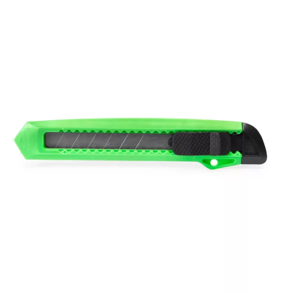 TO0108-Cutter-cu-lama-lata-si-corp-din-ABS-LOCK-VERDE-TEI