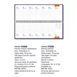 Planner-2024-saptamanal-Matra-11-x-30-cm-Rosu