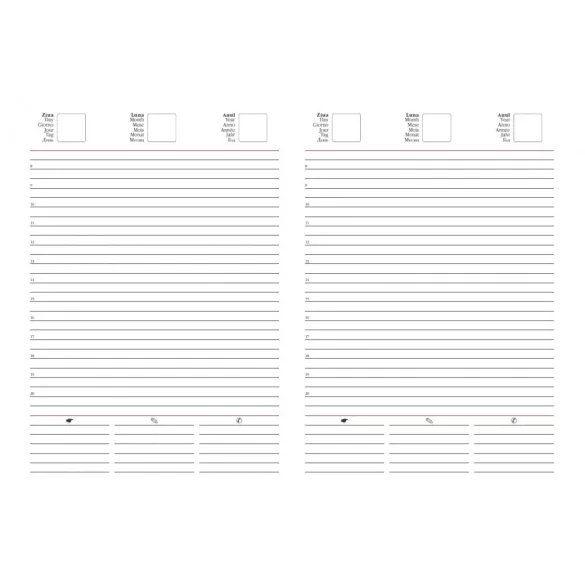 01439NKNEDN20-Agenda-nedatata-NEW-KARACHI-15-x-21-cm-Negru