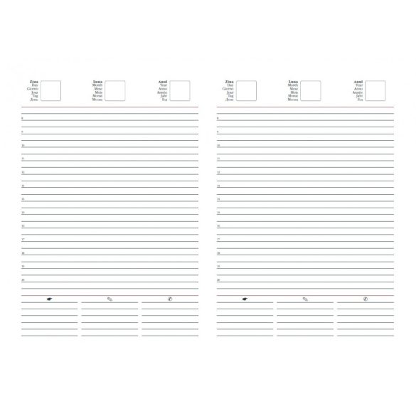 01439NKNEDR20-Agenda-nedatata-NEW-KARACHI-15-x-21-cm-Rosu