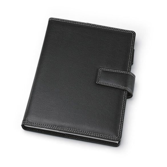 Agenda-datata-zilnic-Basic-17-x-24-cm-Negru
