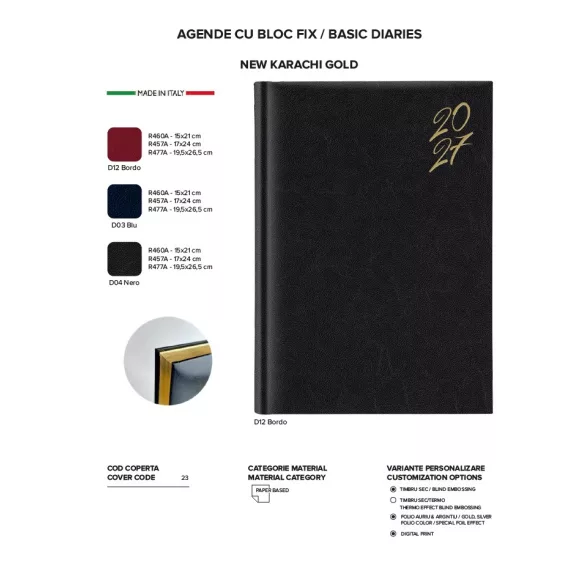 01457NKGN18-Agenda-datata-zilnic-New-Karachi-Gold-Nero-17-x-24-cm