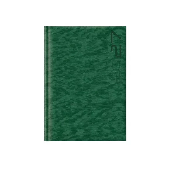 Agenda 2027 datata zilnic Rivoli 17 x 24 cm - [Verde]