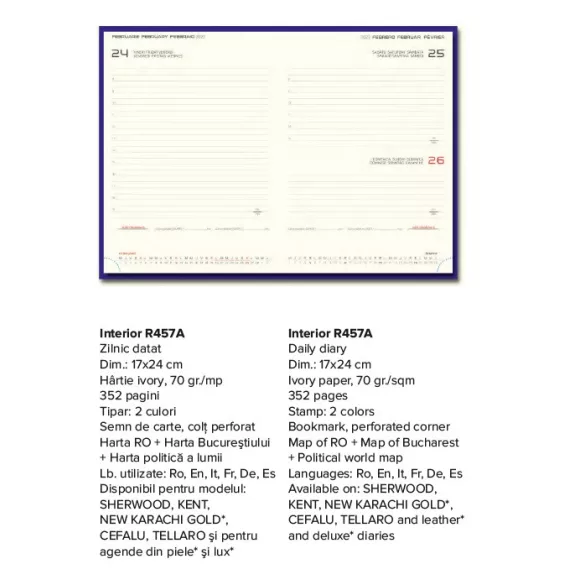 01457SHERBL15-Agenda-datata-zilnic-Sherwood-17-x-24-cm-Albastru