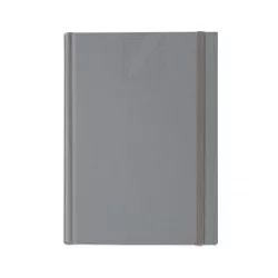 01459MATGRI20-Agenda-nedatata-Matra-cu-elastic-si-suport-pentru-pix-15-x-21-cm-Gri