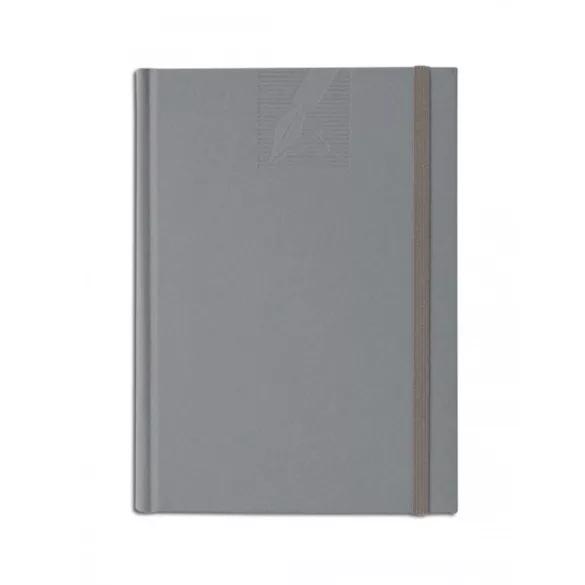 01459MATGRI20-Agenda-nedatata-Matra-cu-elastic-si-suport-pentru-pix-15-x-21-cm-Gri