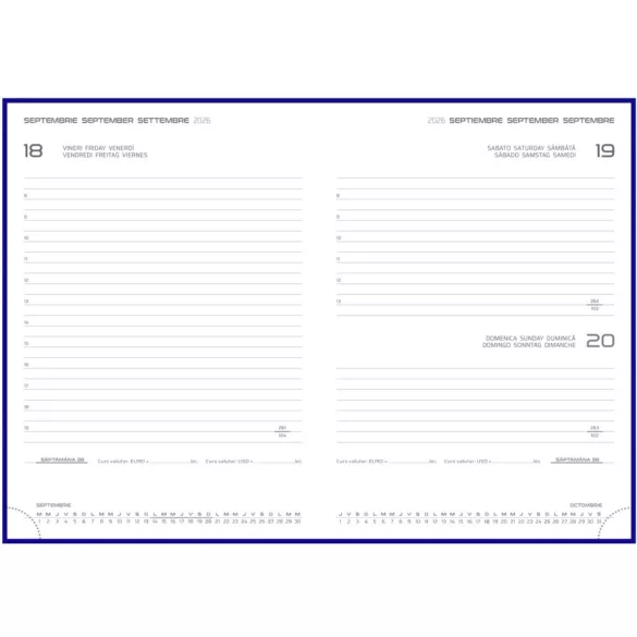 01460MATBL14-Agenda-datata-zilnic-Matra-Albastru