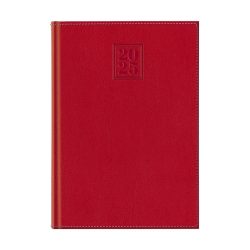 01460SHERAM15-Agenda-datata-zilnic-Sherwood-15-x-21-cm-Rosu-Amaranto