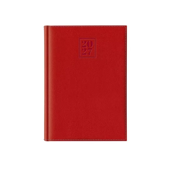 01460SHERAM15-Agenda-datata-zilnic-Sherwood-15-x-21-cm-Rosu-Amaranto
