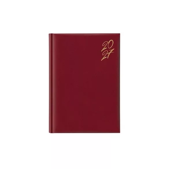 01477NKGRC18-Agenda-datata-saptamanal-New-Karachi-Gold-Rosso-20-x-27-cm