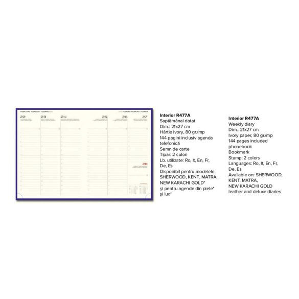01477SHERBL16-Agenda--datata-saptamanal-Sherwood-21-x-27-cm-Albast