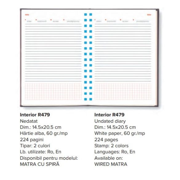 01479MATCOP20-Agenda-nedatata-Matra-cu-spira-14-x-21-cm-Indigo