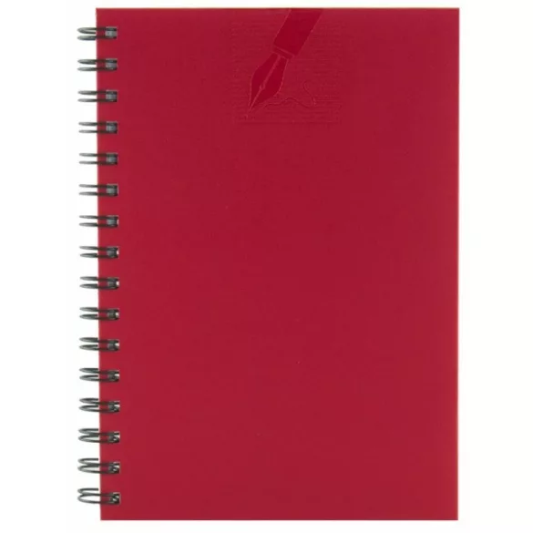 01479MATR20-Agenda-nedatata-Matra-cu-spira-14-x-21-cm-Rosu