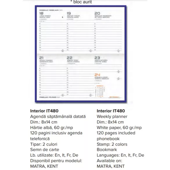 Agenda-2024-de-buzunar-datata-saptamanal-Matra-8-x-15-cm-Alb