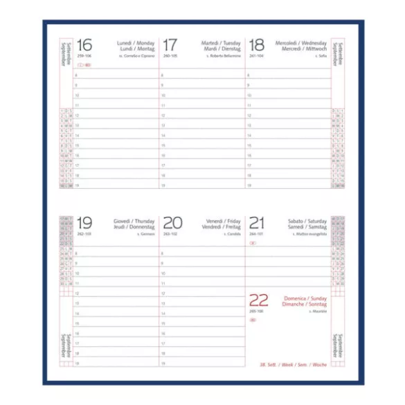 Agenda-2024-de-buzunar-datata-saptamanal-Matra-8-x-15-cm-Albastru