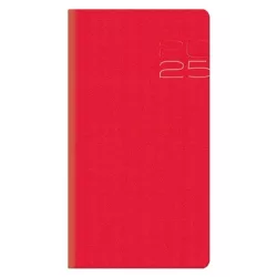 Agenda-2024-de-buzunar-datata-saptamanal-Matra-8-x-15-cm-Rosu