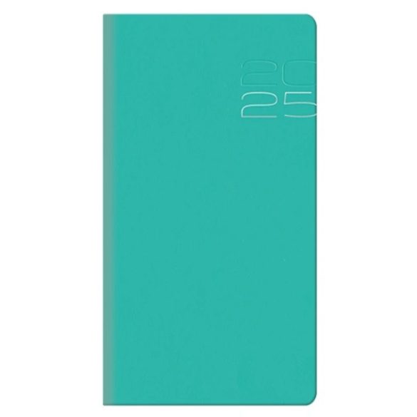 Agenda 2025 de buzunar datata saptamanal Matra 8 x 15 cm - [Verde aqua]