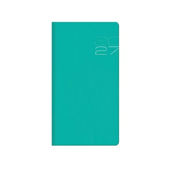 Agenda 2027 de buzunar datata saptamanal Matra 8 x 15 cm - [Verde aqua]