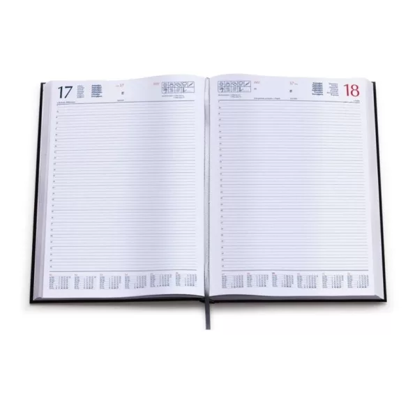 01512MATBL14-Agenda-A4-datata-zilnic-Matra-Albastru