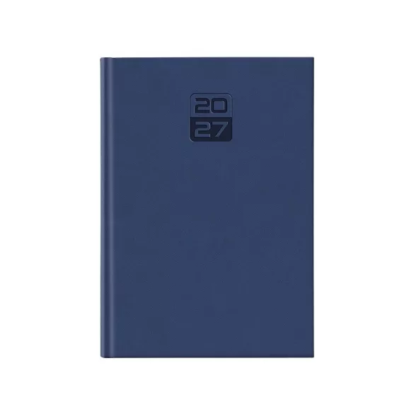 Agenda 2027 datata zilnic Tucson 15 x 21 cm - [Albastru]