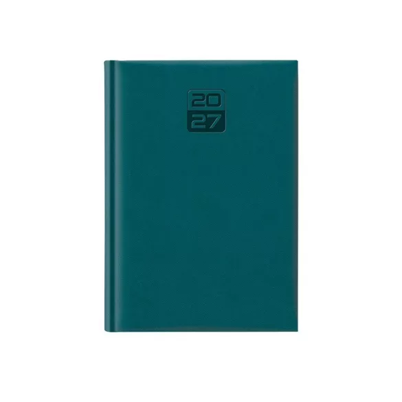 Agenda 2027 datata zilnic Tucson 15 x 21 cm - [Petrolio]