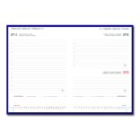 Agenda 2026 datata zilnic Tucson 17 x 24 cm - [Albastru]