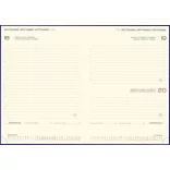 Agenda 2027 datata zilnic Tucson 17 x 24 cm - [Albastru]