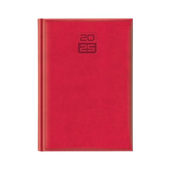 Agenda 2025 datata zilnic Tucson 17 x 24 cm - [Rosu]