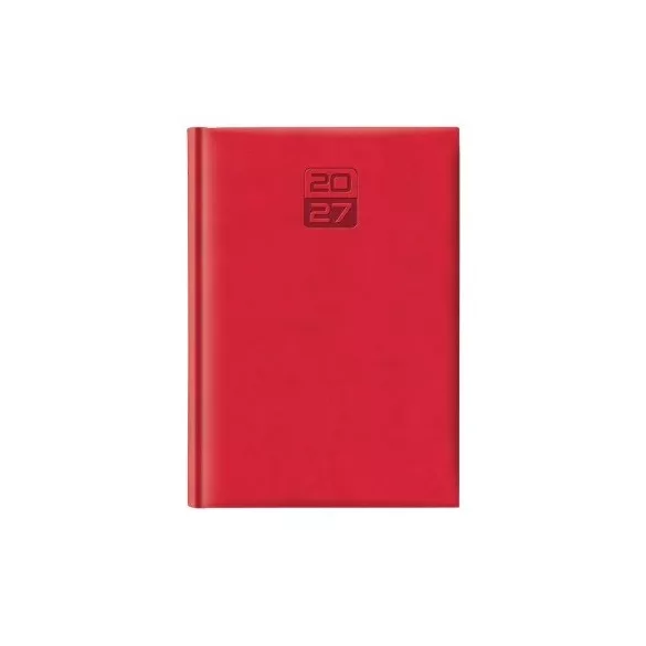 Agenda 2027 datata zilnic Tucson 17 x 24 cm - [Rosu]