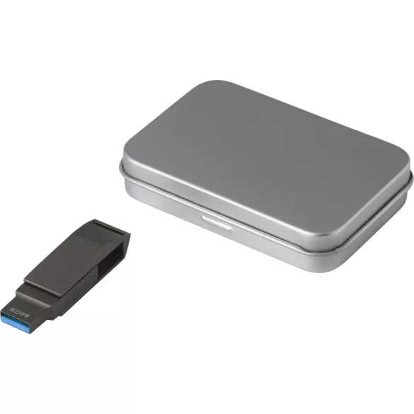 1001763-411 - Stick USB din aliaj de zinc - 64GB - Dorian