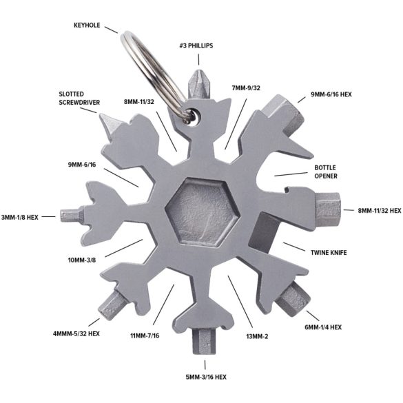 1015127-032 - Multiunealta din otel inoxidabil - Abel