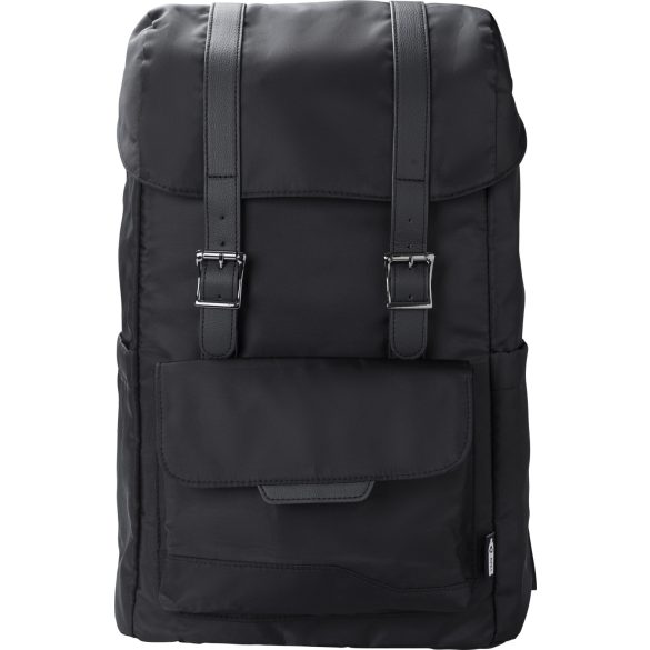 1015156-001 - Rucsac cu clapa din twill din poliester RPET - 290T - Marlowe