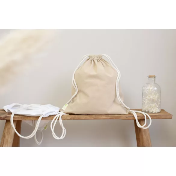 1039470-013 - Rucsac din bumbac reciclat cu snur - Joy