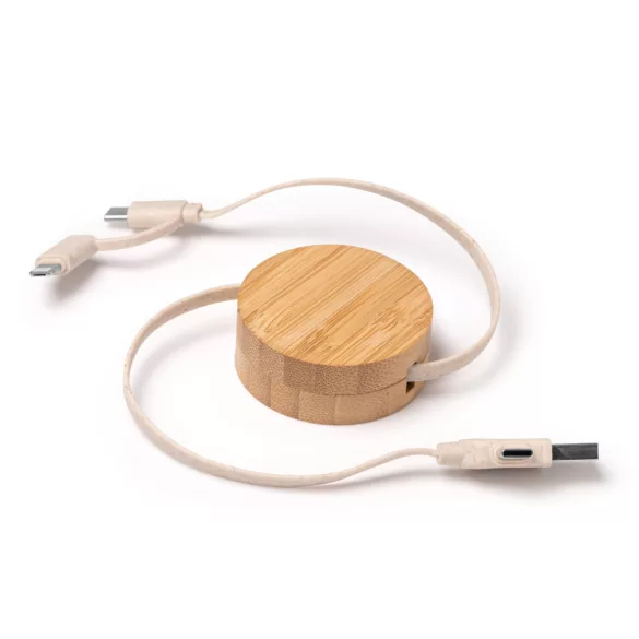 CR1049-Cablu-de-incarcare-extensibil-din-fibra-de-grau-cu-carcasa-din-bambus-GARYK-NATURAL