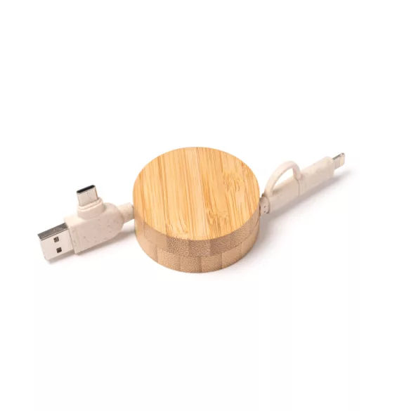 CR1049-Cablu-de-incarcare-extensibil-din-fibra-de-grau-cu-carcasa-din-bambus-GARYK-NATURAL