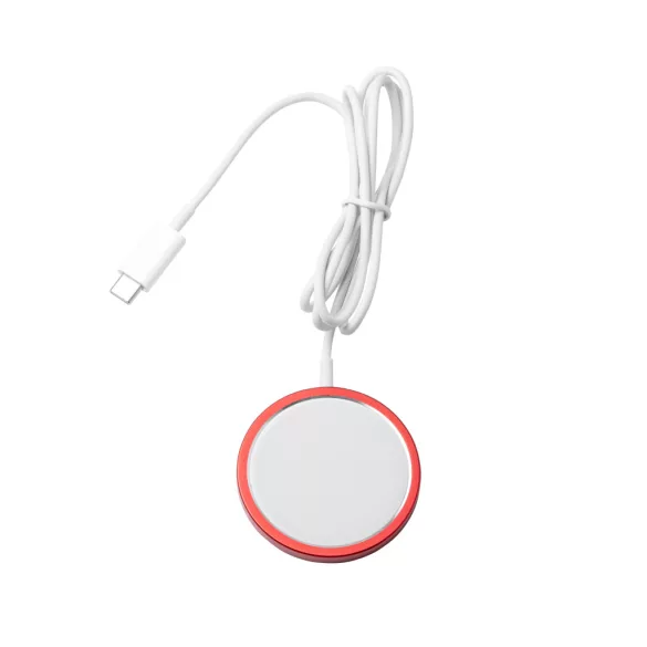 CR1060-Incarcator-wireless-magnetic-din-aluminiu-reciclat-15W-WUDY-ROSU