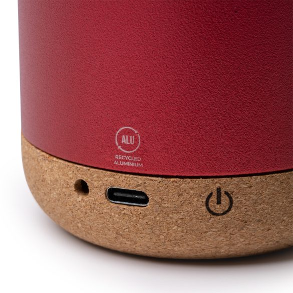 BS1061-Boxa-wireless-cu-corp-din-pluta-si-bambus-VOXEL-ROSU