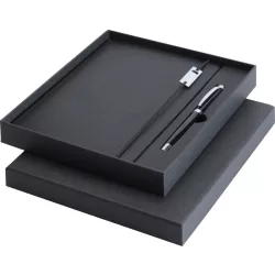   10625890 - Set cadou cu notes hard-cover si pix roller - Legato Elegance