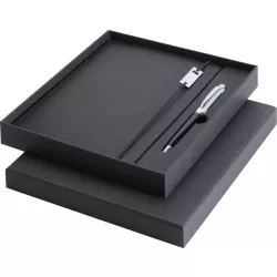   10625891 - Set cadou cu notes hard-cover si pix roller - Legato Elegance