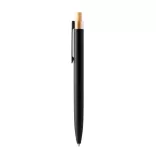 BL1078-Pix-unic-cu-buton-din-bambus-si-corp-din-aluminiu-reciclat-cu-finisaj-mat-elegant-TANSA-NEGRU