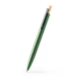 BL1078-Pix-unic-cu-buton-din-bambus-si-corp-din-aluminiu-reciclat-cu-finisaj-mat-elegant-TANSA-VERDE-INCHIS