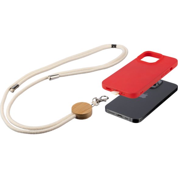 1096679-014 - Lanyard din bumbac pentru telefon - Lucia
