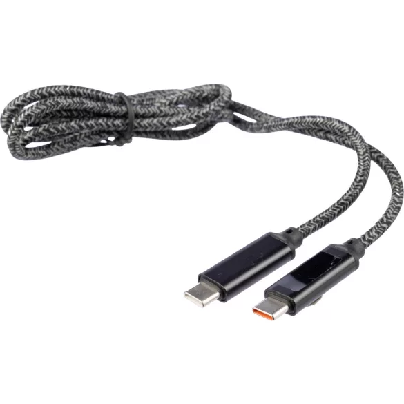 1097552-001 - Cablu de incarcare din nailon - 65W - 1 m - Claudia