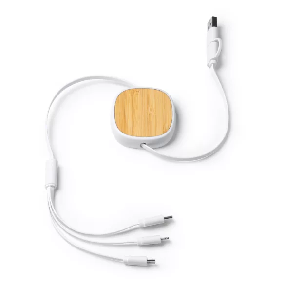 CR1100-Cablul-de-incarcare-extensibil-5-in-1-din-bambus-si-ABS-LENS-ALB