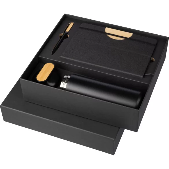 1103694-001 - Cutie neagra de cadouri din carton - Kurt