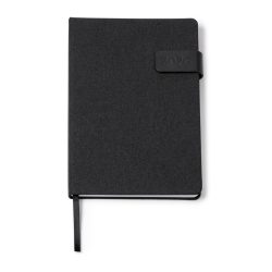 AG1128-Agenda-tip-notes-format-A5-din-poliester-RPET-reciclat-cu-coperta-magnetica-KOVEN-NEGRU