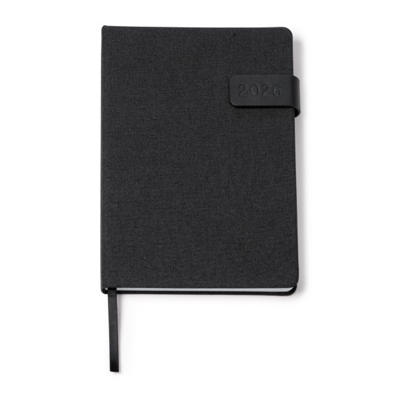 AG1128-Agenda-tip-notes-format-A5-din-poliester-RPET-reciclat-cu-coperta-magnetica-KOVEN-NEGRU