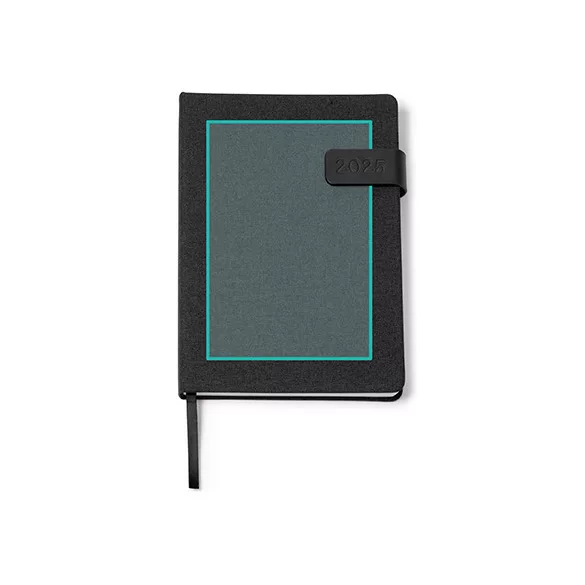 AG1128-Agenda-tip-notes-format-A5-din-poliester-RPET-reciclat-cu-coperta-magnetica-KOVEN-NEGRU
