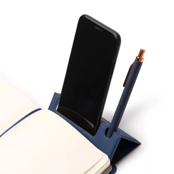 NB1166-Notes-A5-cu-suport-pentru-telefon-Albastru-navy-MARION
