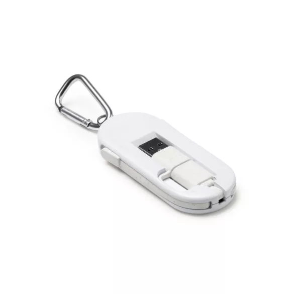 CR1168-Breloc-cu-cablu-de-incarcare-5-in-1-DIONE-ALB